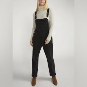 Silver Jeans Black Women's Overalls